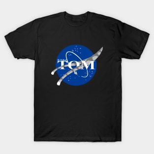 Two Tailed Tom - Space Tomcat - Grey T-Shirt